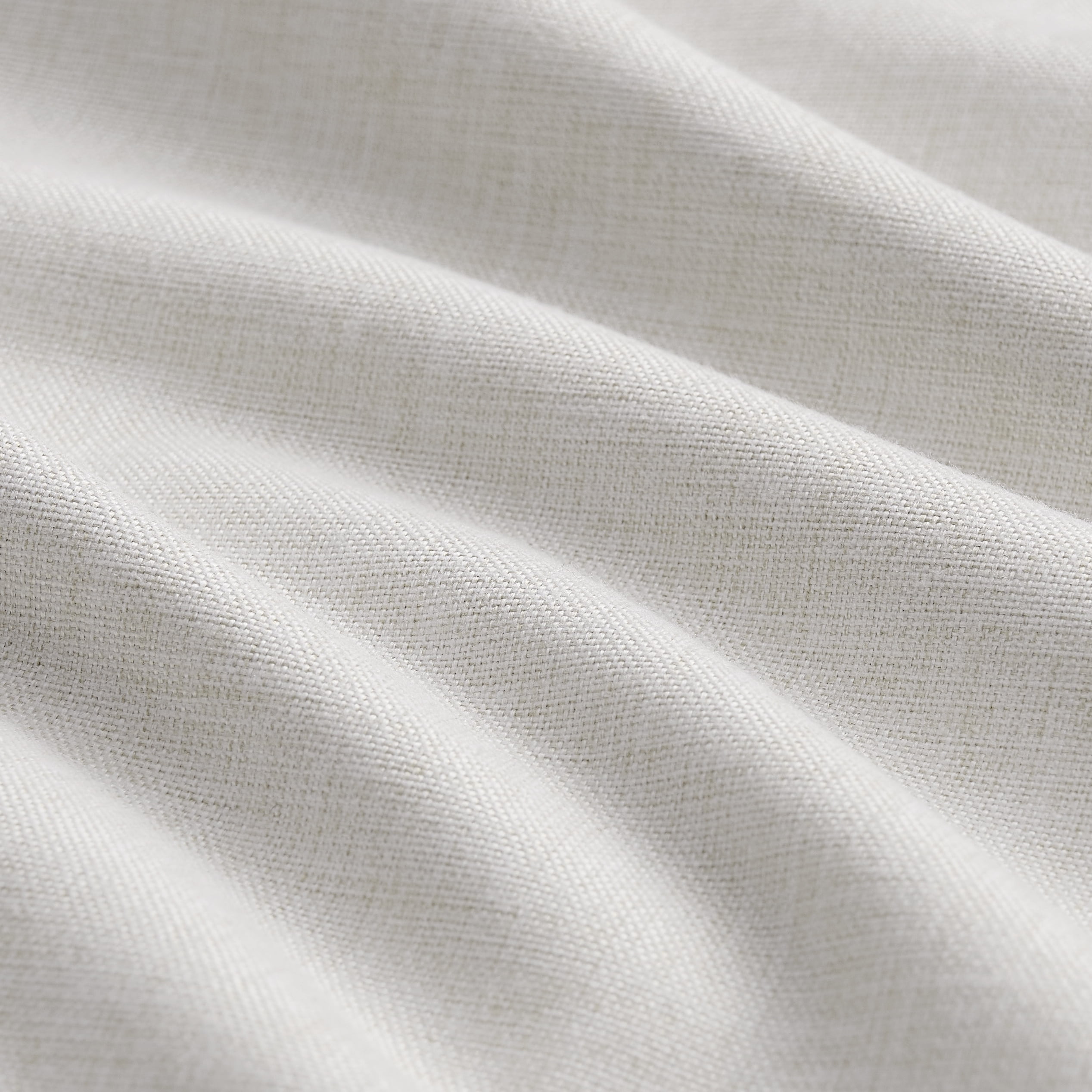 Muuphra Farmhouse 100% Blackout Back Tab Curtains for Living Room,2 Panels,Ivory White,52×95 Inches