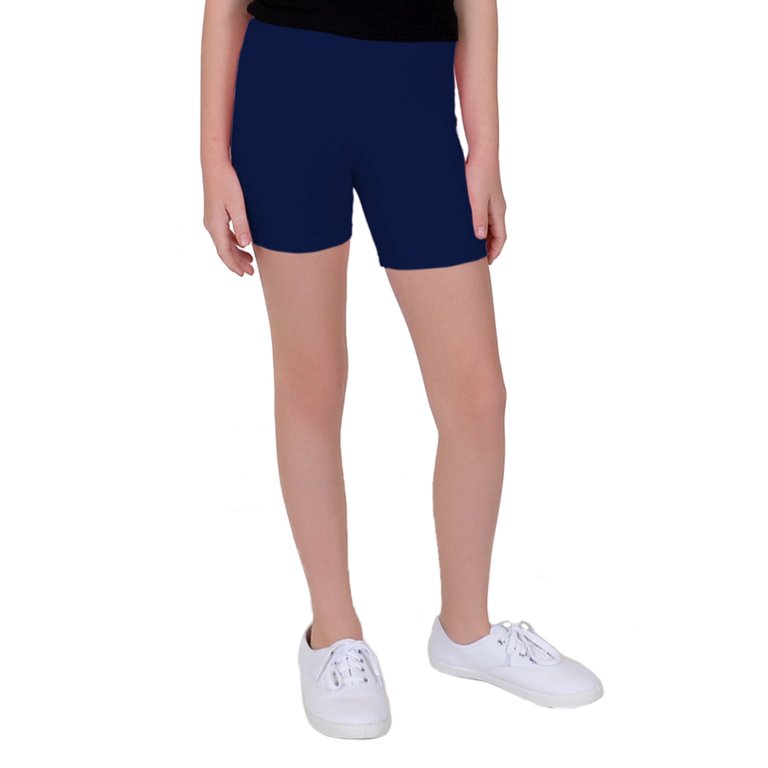 Girls navy hot sale bike shorts