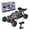 Black Red, variant on RH1006 1/10 Scale 4WD Nitro-Powered Remote Control Car, 2.4Ghz High Speed Off-Road RC Truck with FS-FT Controller for Enthusiasts