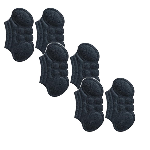 Self-Adhesive Heel Inserts to Improve Shoe Fit, Cyan-Thin, 3 Packs