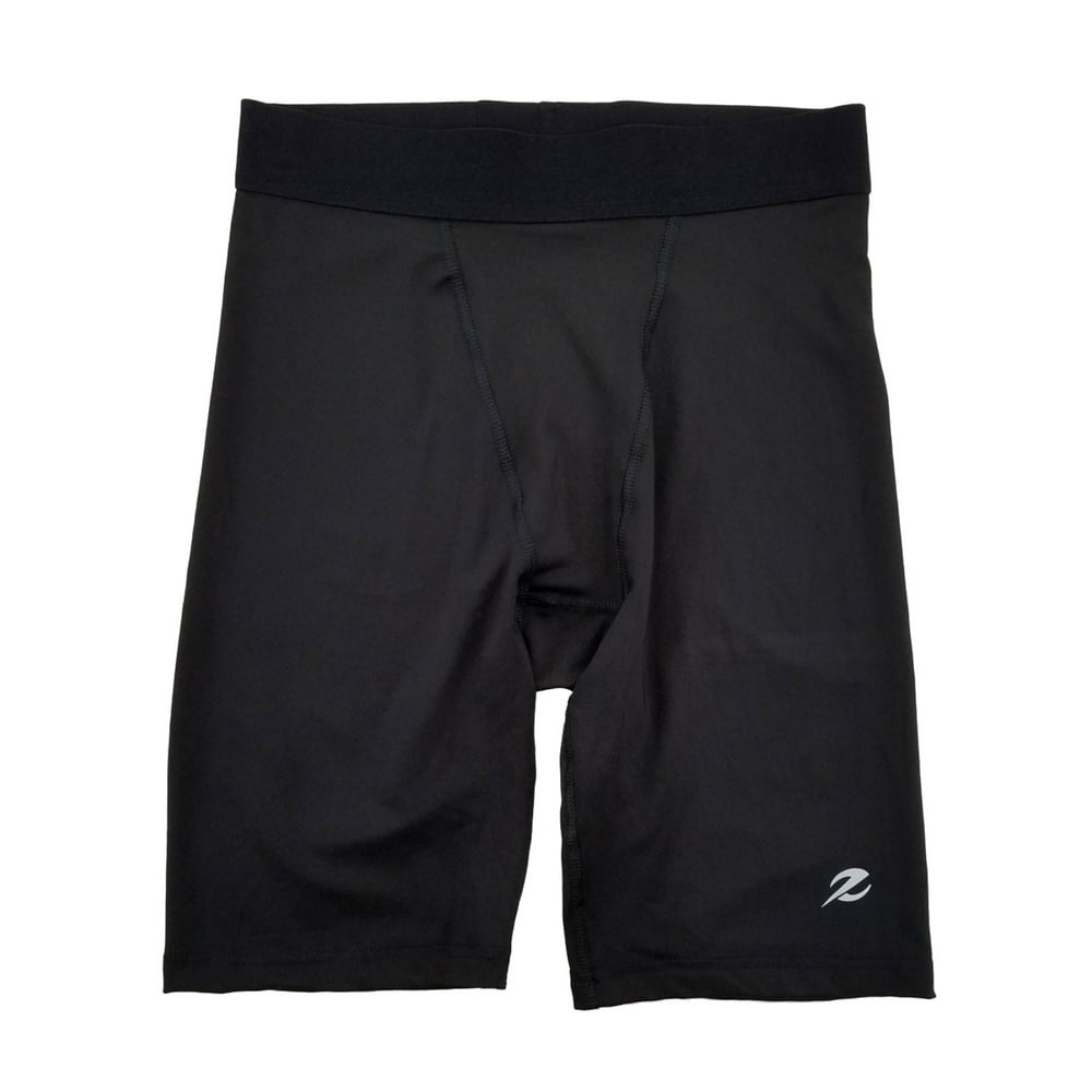 Energy Zone Energy Zone Mens Black Compression Fit Long Length