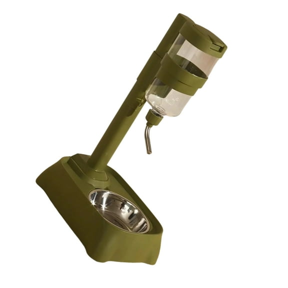 Large Capacity Pet Water And Food Station With Adjustable Bottle Height For Various Pet