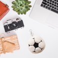 thumbnail image 4 of Jiibva Plush Sport Ball Keychain, Plush Basketball Football Keyring for Sport Lover Purse Bag Charms Pendant Keychain for Men Women, 4 of 7