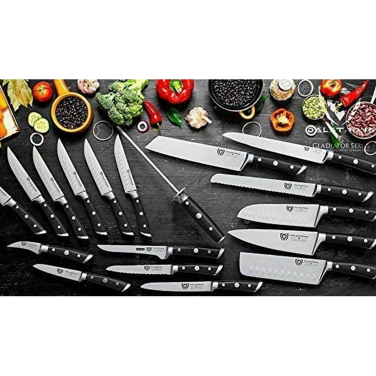 Dalstrong 18-Piece Complete Knife Set with Storage Block - German Steel -  Gladiator Series