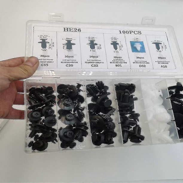 100 clips de sujeción para automóviles Mazda 2 3 5 6 Cx-3 Cx-4 Cx-5 Cx5 Cx-7 Cx-8 Cx-9 Atenza Axela