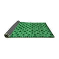 thumbnail image 2 of Ahgly Company Indoor Rectangle Abstract Green Modern Area Rugs, 5' x 7', 2 of 4
