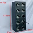 thumbnail image 2 of Projecteur Matrix Spliceable Led 10-Count 80w Leds RGBW avec Bande Led RGB Circulaire, Faisceau Stroboscopique, 2 of 7