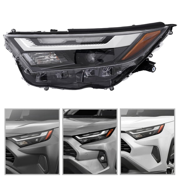 For 2022-2024 Toyota RAV4 LE/XLE LED Headlight, LED Headlight Assembly, Headlamp Replacement