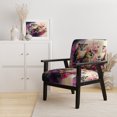 thumbnail image 2 of Designart "Hiboux Adorables parmi les Fleurs I" Chaise d'Appoint Rembourrée Multicolore - Fauteuil Moderne pour Chambre, 2 of 7