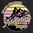 thumbnail image 6 of Wild Bobby Let Our Classroom Adventure Begin Mountain Sunset Light Colors Pop Culture Women Graphic Long Sleeve Tee, Black, Small, 6 of 6