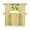 Yellow, variant on Blue Stripes Lemon Kitchen Curtains Swag Valance for Windows/Bathroom/Cafe, Spring Fruit Flowers Leaves Line Rod Pocket Drape Panel Swag Curtain Valance for Bedroom/Living Room 55''x36''