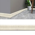 thumbnail image 2 of Wallpaper Border 91" x 3.1" Peel Stick Foam Molding Trim Self Adhesive, Classic Wallpaper Border Flexible, 3D Wall Edging Lines Foam Baseboard, Wall Base Moulding Trim for Home DIY Decoration, 2 of 3