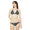 thumbnail image 3 of Effete Feline Claw Marks Scratch Strappy Bikini Set (AOP), 3 of 9