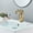 Gold Short, variant on Golden Basin Faucet Deck Mount Sink Short Faucets Swan Shape Single Handle Sink Hot Cold Water Mixer Tap