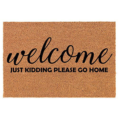 Funny Door mat Welcome mat Small 16 x 24 Inches Funny doormat Welcome to our crib Door mat Welcome to our crib Doormat housewarming gift funny gift idea
