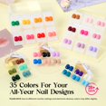 thumbnail image 4 of Kit de esmaltes de uñas en gel Beetles Mood Mosaic con luz UV, 68 unidades, 4 of 8