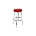 thumbnail image 3 of Richardson Seating 30 inch Backless Swivel Bar Stool with Chrome Frame and Wine Seat, 3 of 3