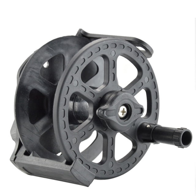 Manténgase en buceo Carrete de pesca con hielo PP Tenso de bobinado limpio Tiempo de tensión ajustable Tipo separado ajustable Outdoor Pague off Dispositivo Negro Advancent OD003150-00