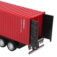 thumbnail image 4 of Suodoka 1:48 Alloy Container Truck Model Toy Highly Simulation Children Car Toys Vehicle, Pull Back Action Doors Open, Red 14.57 inches / 37 cm, 4 of 9