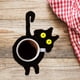 thumbnail image 5 of Fiudx Almohadilla Absorbente para Trasero de Gato, Diseño Tejido Divertido, Material Absorbente, Fácil de Limpiar, Decoración para El Hogar y La Oficina, Regalo Ideal para Amantes de Los Gatos, 15 Cm, 5 of 5