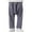 Gray, variant on XIAOCHA Men's Drop Crotch Pants Loose Drawstring Straight Pants Retro Casual Daily Wear Pants With PocketBlackL