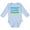 AE-Light Blue, variant on Inktastic Cricket Player in Training Boys or Girls Long Sleeve Baby Bodysuit