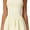 Light Yellow, variant on AEXTO Womens Tennis Golf Dress with Built-in Bra Shorts Zipper Slim Fit A-line Hem Skirt Athletic Dresses with Pockets