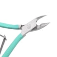 thumbnail image 4 of 3pcs Cuticle Nipper with Cuticle Pusher Stainless Steel Cuticle Remover and Cutter Beauty Tool for Fingernails and Toenails Manicure Tool Kit (Green) (GREEN), 4 of 5