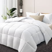 IGI Full/Queen Comforter, White | All Season Hotel Down Alternative Duvet Insert, Adult, Unisex, 88x92in