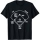 thumbnail image 1 of Whos on First Funny Baseball Positions Names Dark Camiseta, 1 of 2