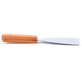 thumbnail image 1 of Cooking Scraper Kitchen Restaurant Stainless Steel Wooden Handle spatula cooking flipper kitchen Scraper Spatula Flipper Cooking Utensil, 1 of 8