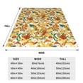 thumbnail image 3 of Salouo 70s Groovy Hippie Print Bed Blankets,Flannel Blanket Comfortable Air Conditioning Blanket Lightweight Blanket for Sofa Bed Travel & Couch -80"x60", 3 of 8