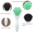 thumbnail image 3 of Silicone Face Scrubber Exfoliating Brush, 2 Pack Manual Handheld Facial Cleansing Brush Blackhead Scrubber, Soft Bristles Waterproof for Face Skincare,Green, 3 of 7