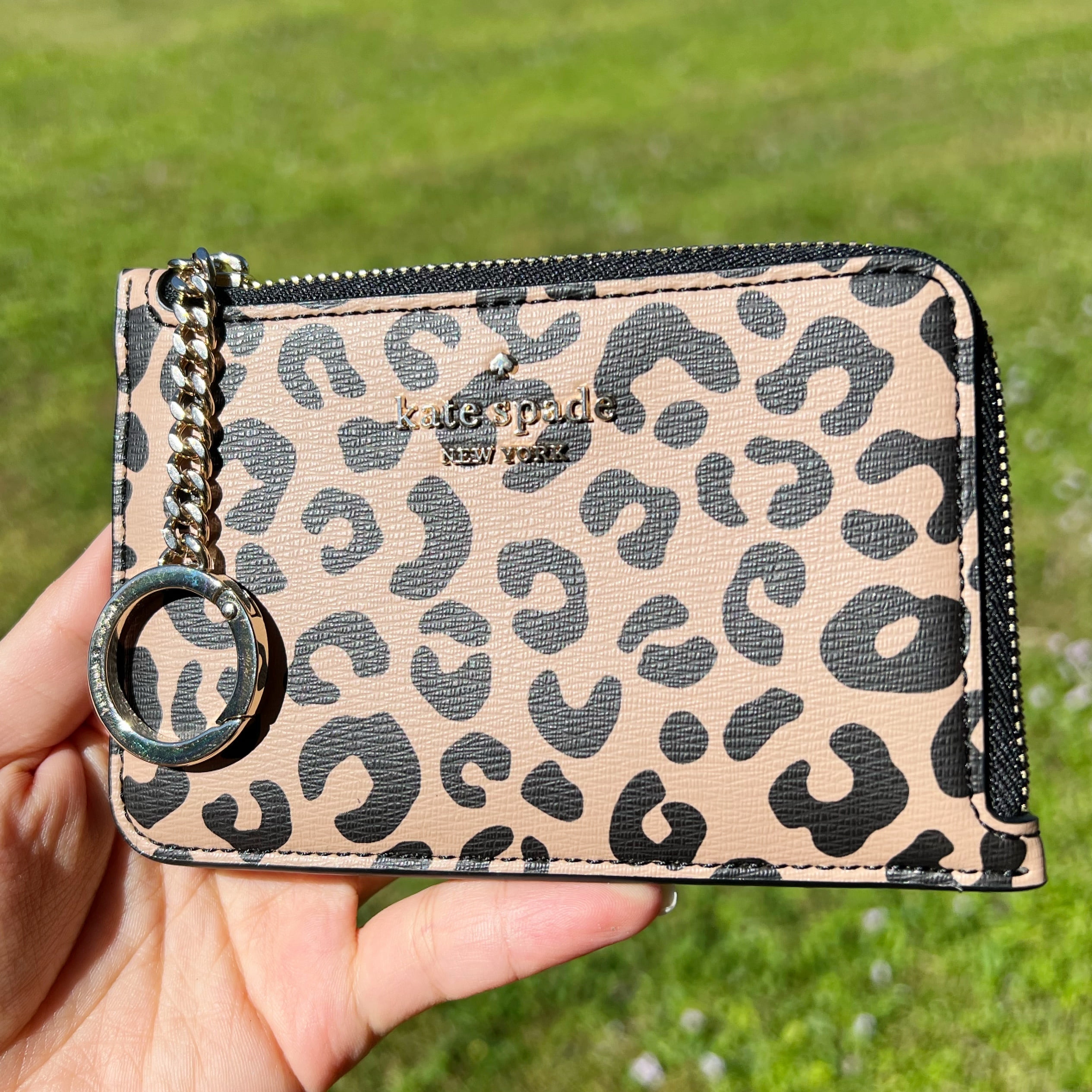 Kate spade darcy leopard bag and wallet 