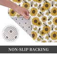 thumbnail image 6 of Pofeuu Sunflowers and Bees Print Flannel Doormats Rug16"x24"Rug Washable Doormats Indoor Outdoor Rugs for Layered Front Door Mats, Porch, Kitchen, Entryway, 6 of 7