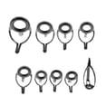 thumbnail image 2 of Guía de caña de pescar Cola 9 Piezas de Anillos de Punta de Reparación 6 # 8 # 10 # 12 # 16 # 20 #, 2 of 8