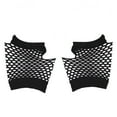 thumbnail image 1 of MIASHUI Mesh Short Fingerless Gloves for Party and Punk Style, Compressible, Solid Color, Great for Night Events, Concerts, and Themed Parties Black, 1 of 3
