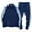 Sky Blue, variant on Men's Tracksuits Sweat Suit Casual Long Sleeve 2 Piece Outfit Sports Jogging Suits Set Coffee