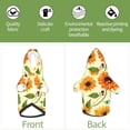 thumbnail image 6 of Bingfone Sunflowers And Butterflies Dog Clothes Hoodie, Pet Winter Coat,Puppy Sweatshirts For Small Dogs Boy Girl,Suitable For All Breeds-Small, 6 of 9