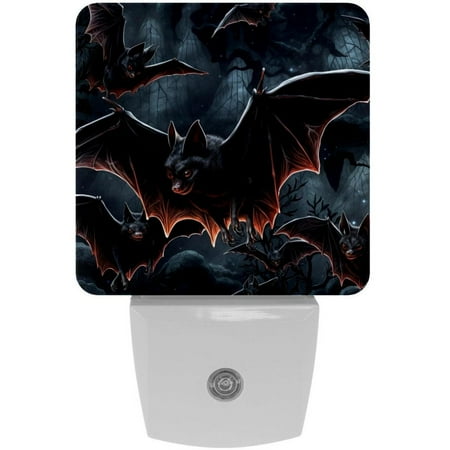 

Bats LED Square Night Light - Energy Efficient and Stylish Illumination for any Room