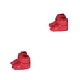 thumbnail image 1 of Matsuzay Botas de pantuflas a prueba de viento, térmicas, suaves, de nailon, ligeras, botas cálidas, calcetines cómodos, cálidos, duraderos, Rojo Tamaño M 2piezas, 1 of 6