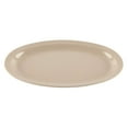 thumbnail image 2 of G.E.T. Melamine Plastic Oval Serving / Dinner Platter, 11.75" x 8.25", Sandstone (Set of 12), 2 of 3