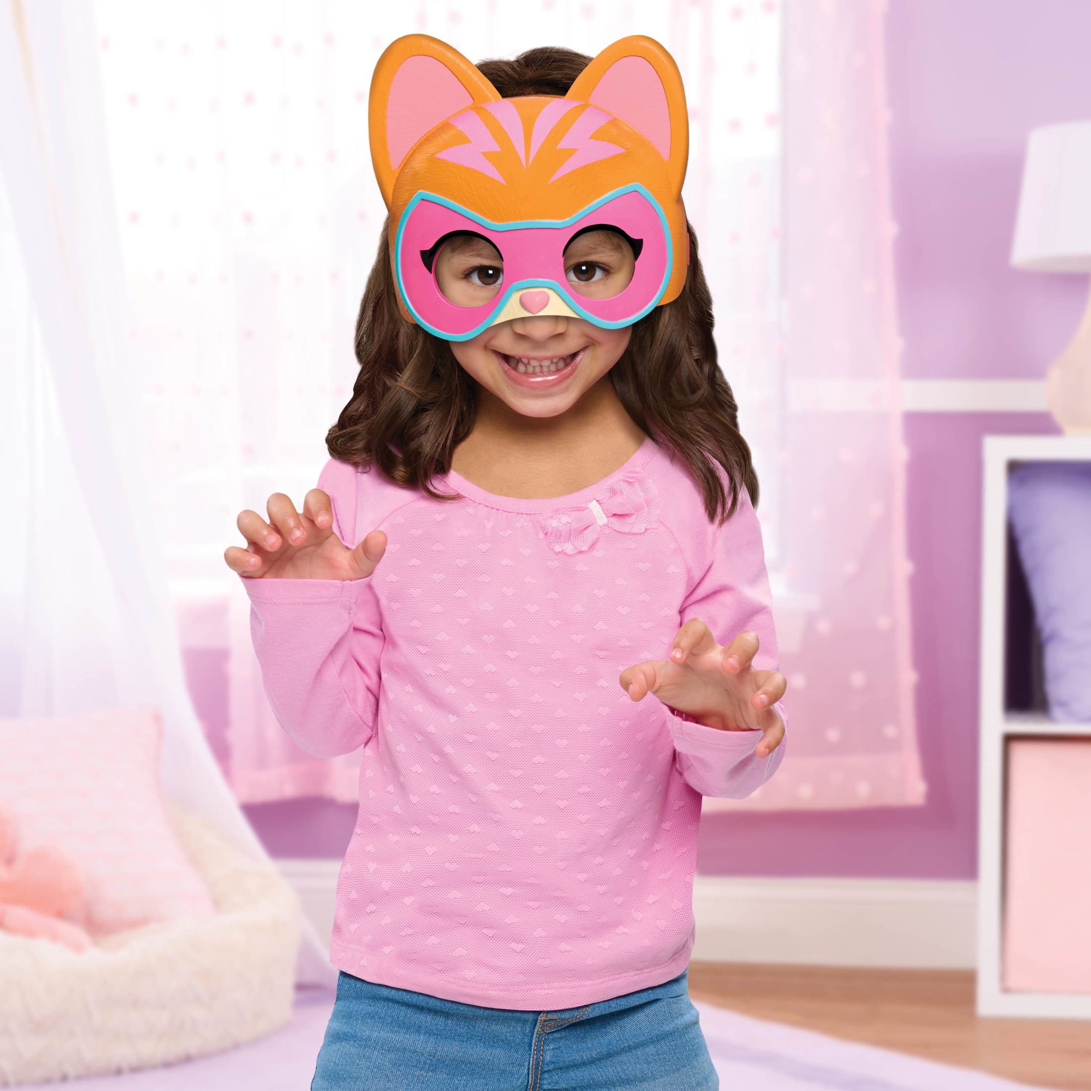 Disney Junior SuperKitties Ginny Hero Mask with Sounds, Adjustable Strap, Ages 3+