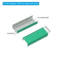 thumbnail image 2 of Uxcell Staples for Stapler, 8 Pack #10 Mini 3/16 Inch Length Staples for Office Supplies, Green, 2 of 4