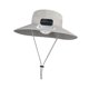 thumbnail image 4 of Sombrero de protección solar para niños con ventilador solar, sombrero de viaje de verano, ala ancha multiusos Gris claro, 4 of 9