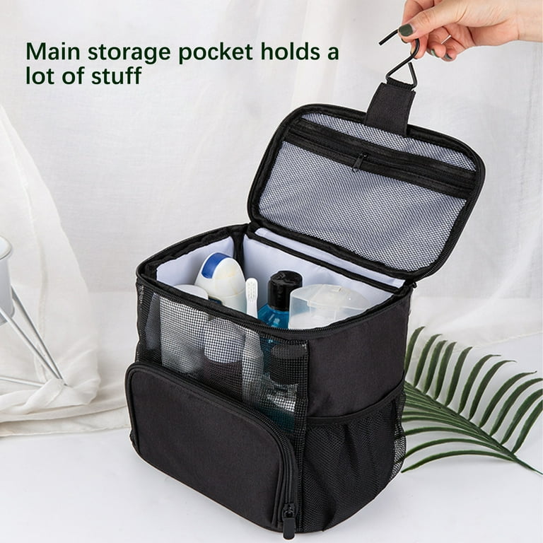 Livhil Mesh Shower Caddy Basket for College Dorm Room Essentials with 8  Storage Pockets, Hanging Portable Shower Tote Bag Toiletry Accessories for