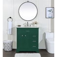 thumbnail image 6 of 32 inch single bathroom vanity in green, 6 of 8
