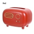 thumbnail image 1 of Household Home Ornament Remote Control Storage Napkins Placement Paper Pumping Case Napkin Case Tissue Box Radio Model Paper Storage Box RED, 1 of 8
