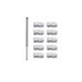 thumbnail image 3 of Anodes en Acier Inoxydable Type 316 (Bit) avec Manchons pour Pinceaunage (Bit en Acier Inoxydable avec (10) Manchons Wooley 1/4 Pouces), 3 of 3