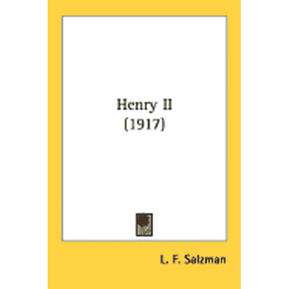 Henry II (1917) (Paperback)